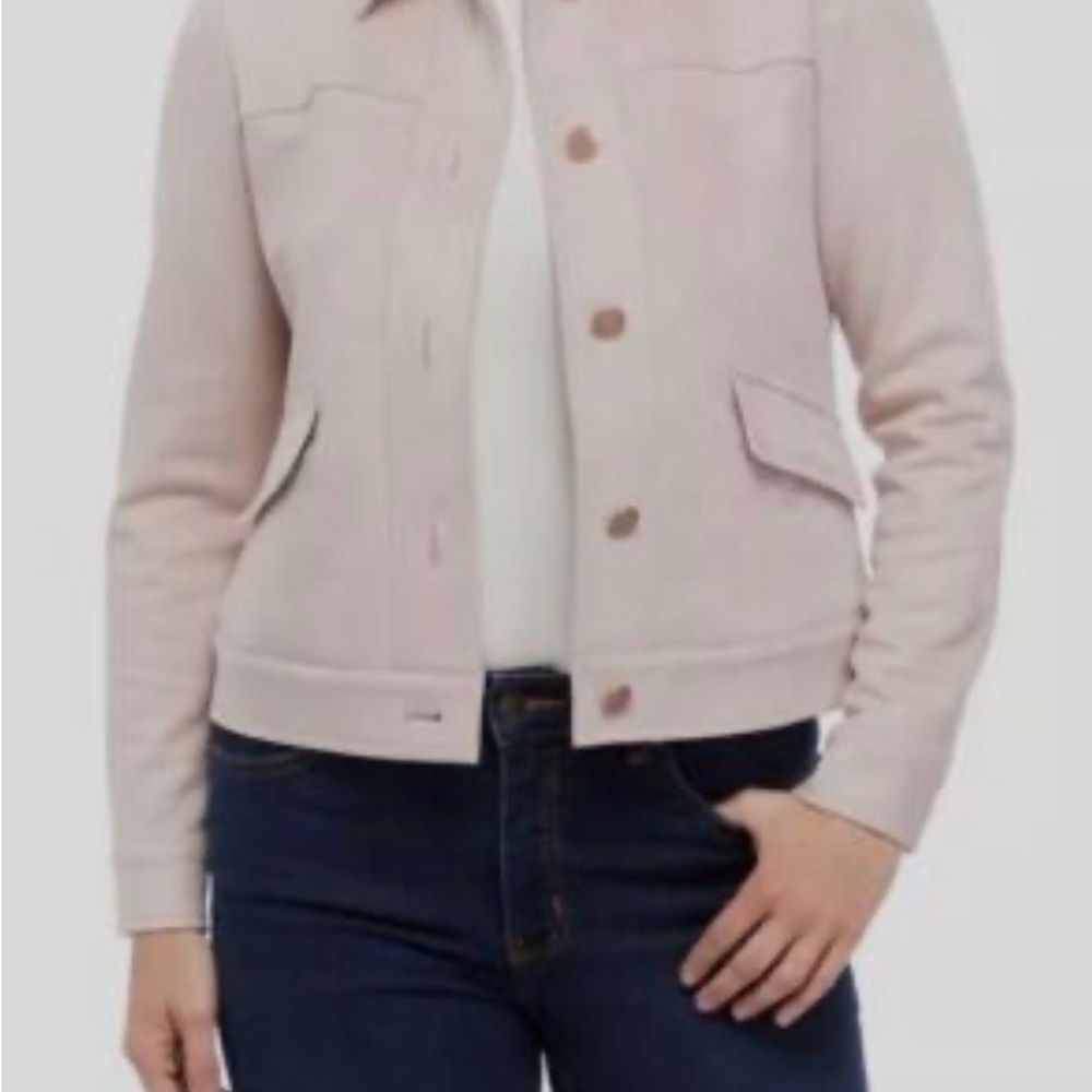 Anne Klein Light Pink Jean Jacket